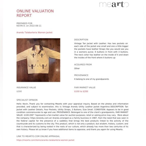 Women's Vintage Arandu Utility Leather Jacket - Picture 17 of 17